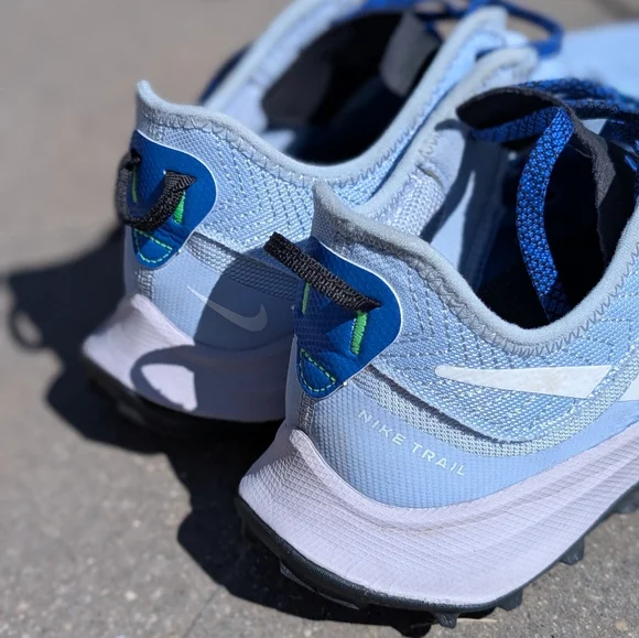 Nike Running Air Zoom Terra Kiger 8 sneakers lite marine white Size Women Size 9 - Picture 9 of 12